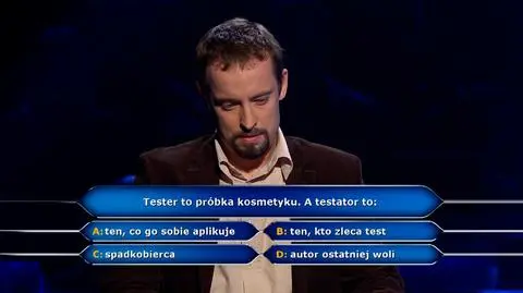 Milionerzy: Kim jest testator? Pytanie za 75 tysięcy złotych