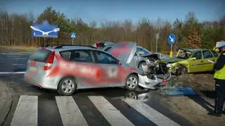 Miejsce wypadku, który spowodował 8-letni chłopiec