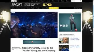 "Poznań" na gali BBC zrobiło kilkanaście tysięcy osób