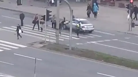 Pijany wjechał w grupę ludzi