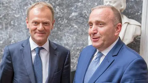 Grzegorz Schetyna relacjonuje rozmowe z Donaldem Tuskiem