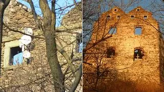 Anteny zniknęły z murów Zamku Gryf