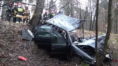 Samochód dachował. 
Zginęła 12-latka