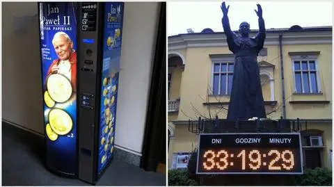 Kraków gotowy na kanonizację. Uruchomili licznik, ustawili "papomaty"