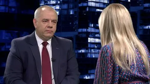 Jacek Sasin was the guest of "Kropka nad i" TVN24