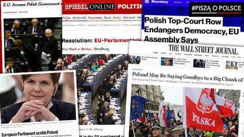 Zagraniczne media o rezolucji Parlamentu Europejskiego