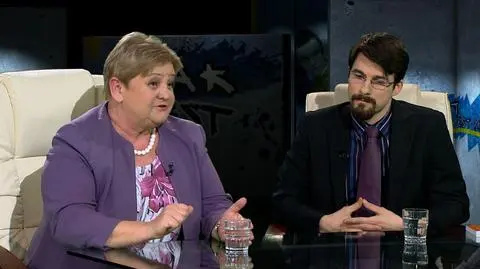 dr Aleksandra Piotrowska i Lesław Sierocki w "Tak jest"