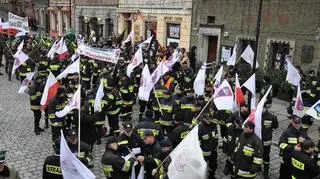 Protest NSZZ w 2012 r. 