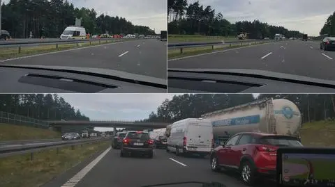 Wysiadł z auta na pasie awaryjnym. Potrąciła go ciężarówka