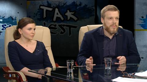 Monika Rosa i Adrian Zandberg w Tak Jest