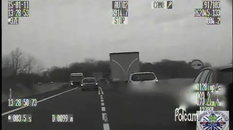 Wyprzedzali na ciągłej i spychali innych z drogi. Piraci na S3