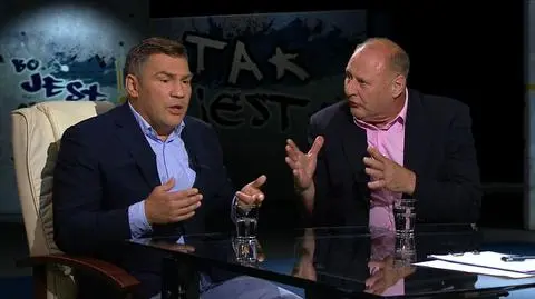 Dariusz Michalczewski i Jan Tomaszewski w "Tak Jest"