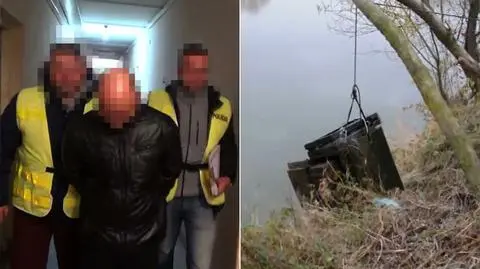 Sprawcy wrzucili bankomat do rzeki San