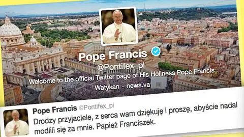 Twitter Franciszka już działa