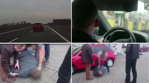 Pijany kierowca zatrzymany; obywatelskie zatrzymanie pod Radomskiem