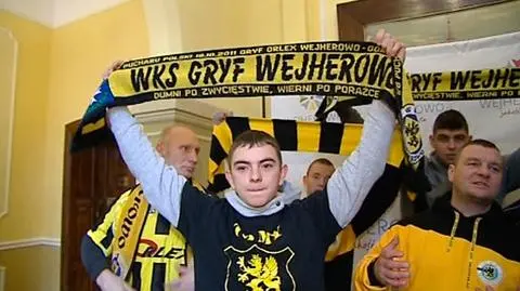 Kibice Gryfa Wejherowo walczą o dofinansowanie klubu