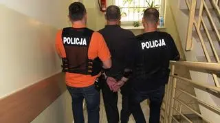 Policja zatrzymała podejrzanego