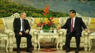 Władimir Putin i Xi Jinping na szczycie Szanghajskiej Organizacji Współpracy (czerwiec 2012)