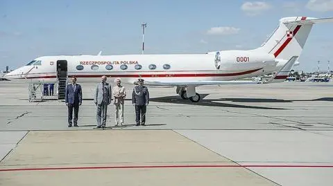 Najważniejsi politycy muszą jeszcze poczekać na nowe samoloty (materiał "Faktów TVN" o G-550)