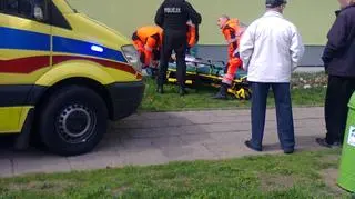 Dziecko przeżyło i zostało zawiezione do szpitala