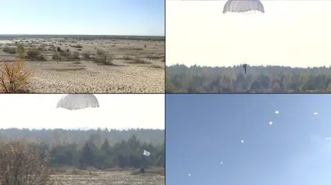 Wojskowe Casy, dwa Herculesy, pół tysiąca spadochroniarzy nad Pustynią Błędowską