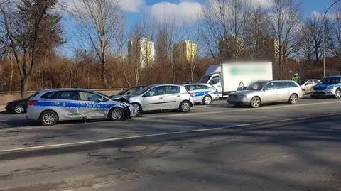 Zielona Góra: Zderzenie radiowozu z samochodem