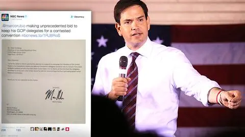 Prawybory w USA. Rubio chce zachować delegatów