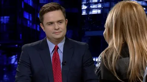 Adam Hofman był gościem "Kropki nad i" w TVN24