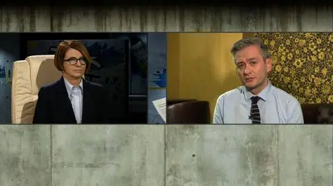 Julia Pitera i Robert Biedroń w "Tak jest"