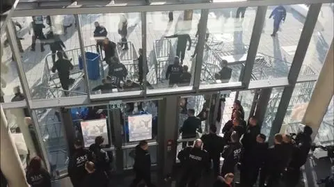 Polscy kibice pobili się z policją w Niemczech