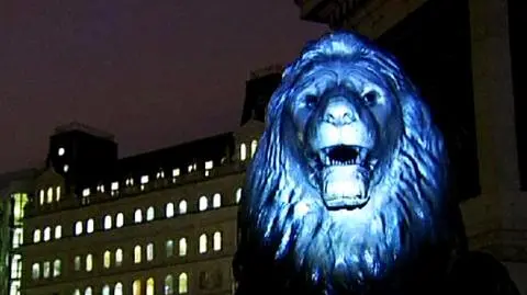 Londyński lew przemówił