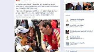 Iker Casillas pamięta o Dawidku