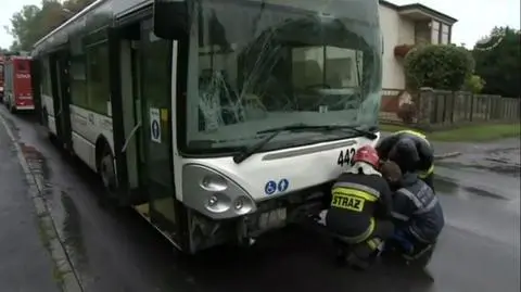 Zderzenie dwóch autobusów w Mysłowicach