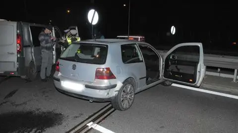 Katowice. Pod prąd autostradą. Nocny pościg za złodziejem