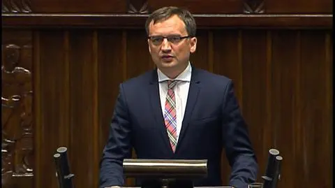 Ziobro w Sejmie o reformie sądownictwa