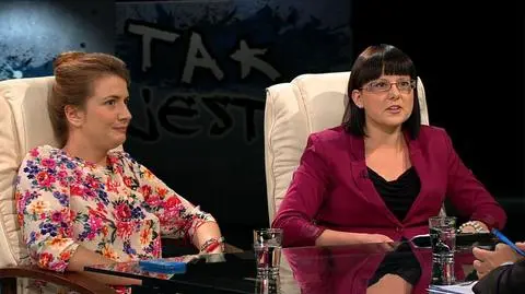 Agnieszka Ziółkowska i Kaja Godek w "Tak jest"
