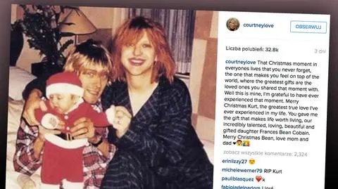 Courtney Love złożyła życzenia Cobainowi na Instagramie