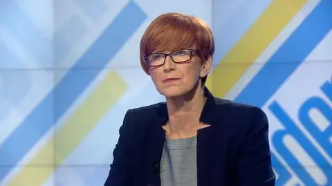 Elżbieta Rafalska była gościem "Jeden na jeden" w TVN24