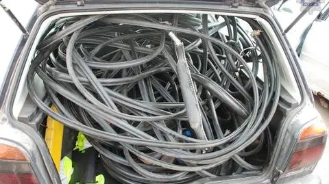 Zwinęli 200 metrów kabla. Przyłapani na gorącym uczynku 