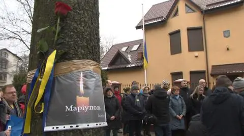 Spotkanie pod ukraińskim konsulatem