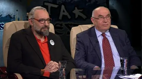 Mateusz Kijowski i Marian Piłka w Tak jest