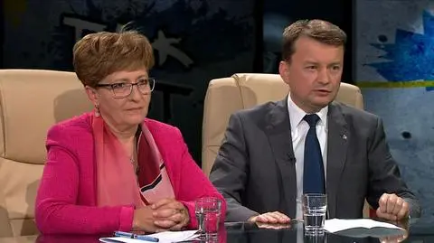 Elżbieta Radziszewska i Mariusz Błaszczak w Tak jest