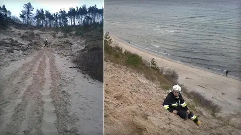 Międzyzdroje: para Niemców utknęła na klifie
