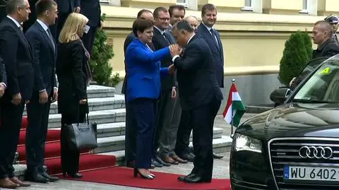 Viktor Orban w Warszawie spotkał się m.in. z premier Szydło