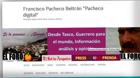 Meksyk. Francisco Pacheco Beltrán zamordowany