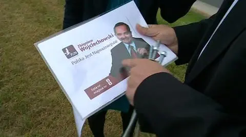 Ulotny baner PJN, wyborcza kradzież w Lublinie