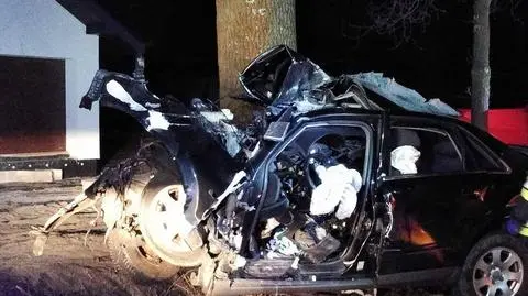 Międzylesie: 25-latek wjechał autem w drzewo. Zginął na miejscu