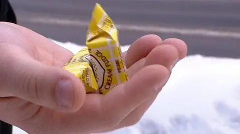 Próbował przekupić policję krówkami