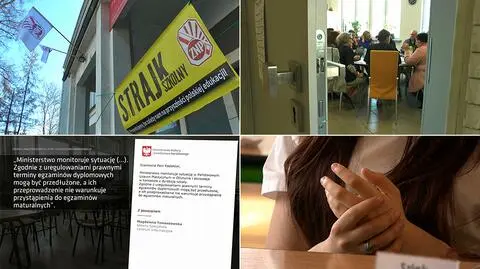 Odwołane egzaminy końcowe w Olsztynie. Materiał "Polska i Świat"