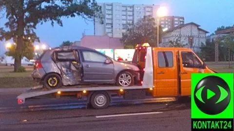 Zderzenie 
 z lawetą. Nie żyje pasażer